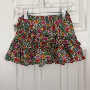 Crewcuts Floral Ruffle Skirt
